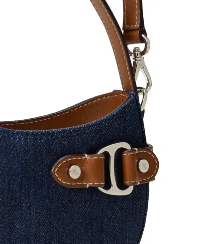 Ralph Lauren Tasha Small Denim Crossbody Bag