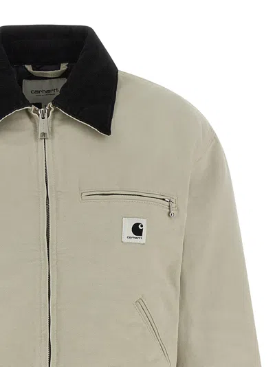 Carhartt Og Detroit Puffer Jackets Beige In Neutral