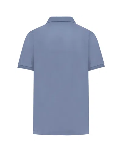Hugo Boss Boss Daremo Cotton Blend Polo Sweater In Blue