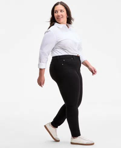 On 34th Trendy Plus Size Mid-rise Skinny Jeans, Exclusively At Macy's In Multi
