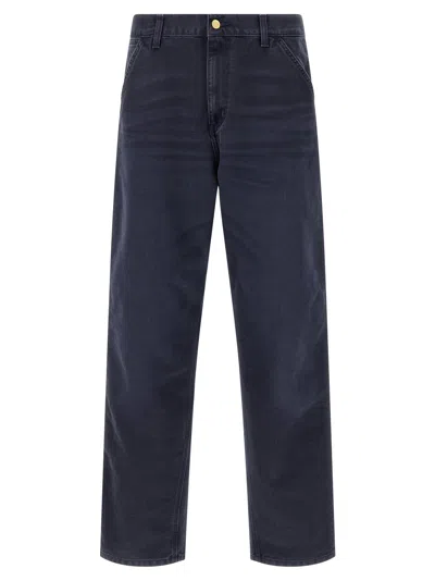 Carhartt Single Knee Pants In Blue