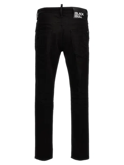 Dsquared2 Dsquared Black Stretch Denim Cool Guy Jeans In Black