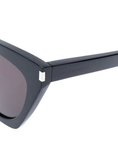 Saint Laurent Sl 214 Sunglasses In Black