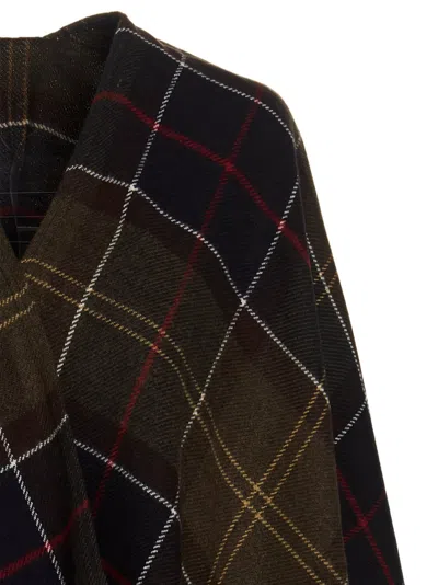 Barbour Staffin Tartan Serape Capes Multicolor In Multi