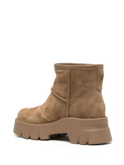 Gianvito Rossi Stormy Suede Ankle Boots