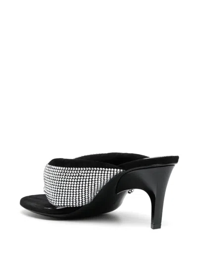 Attico Strass Embellished Thong Sandals