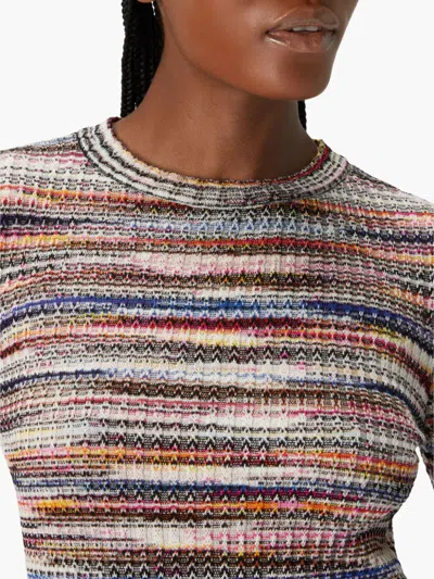 Missoni Striped Short Dress In Multi