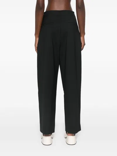 Studio Nicholson Wide Leg Cropped Trousers In Multi