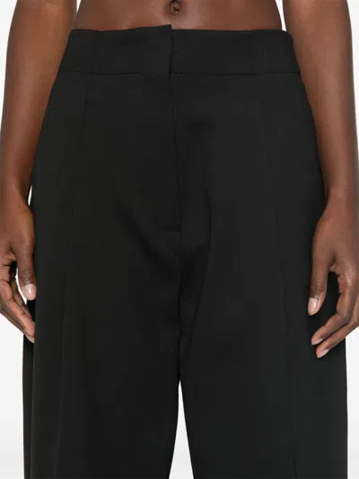 Studio Nicholson Wide Leg Cropped Trousers In Multi