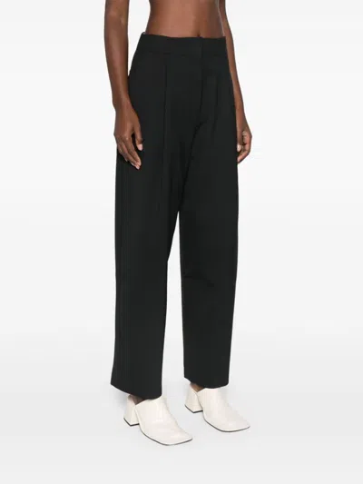 Studio Nicholson Wide Leg Cropped Trousers In Multi
