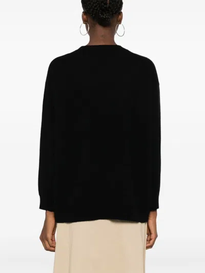 Max Mara Wool And Cashmere Blend Sweater In Black