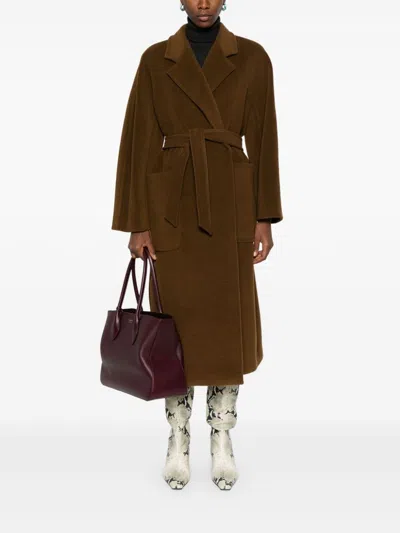 Max Mara Coat In Brown