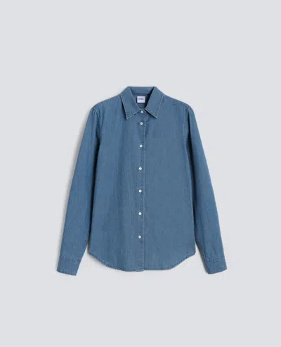 Aspesi Denim Shirt In Blue