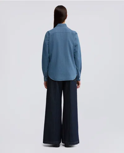Aspesi Denim Shirt In Blue