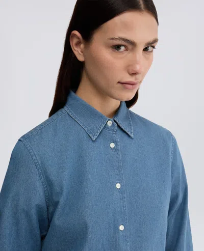 Aspesi Denim Shirt In Blue