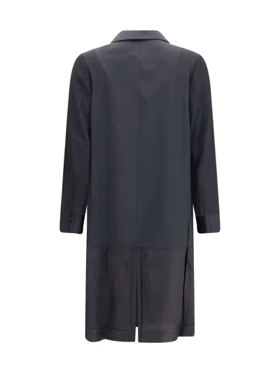 Undercover Long Blazer Jacket In Gray