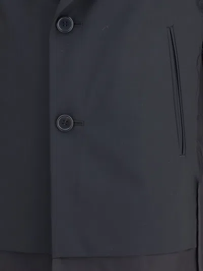 Undercover Long Blazer Jacket In Gray