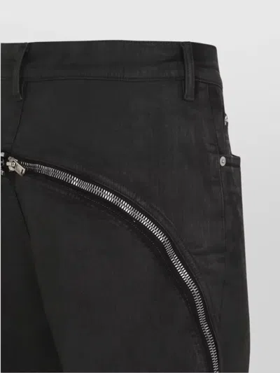 Rick Owens Drkshdw Denim Pants - Bolan Banana In Black
