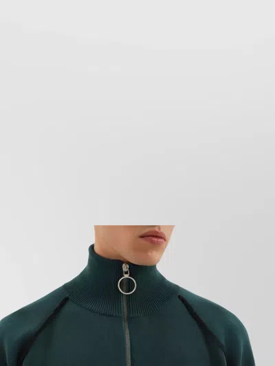 1989 Studio Full Zip Raglan Sweater Clothing In Green