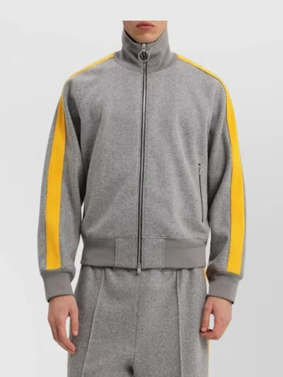 1989 Studio Side Stripe High Collar Ribbed Cuffs In Gray