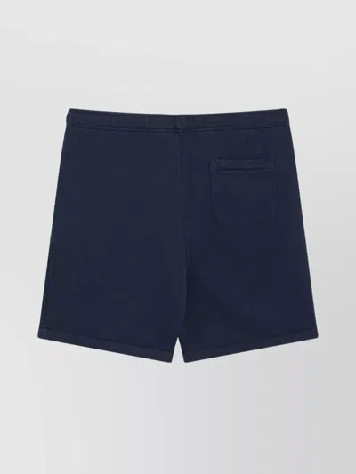 Polo Ralph Lauren Cotton Bermuda Shorts With Elastic Waistband And Back Pocket In Blue