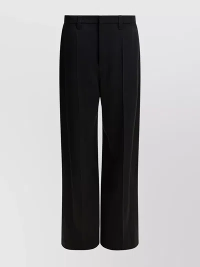 Brunello Cucinelli Tailored Trousers With Wide Leg In Black