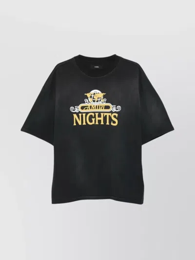 Amiri Night Shirt In Black