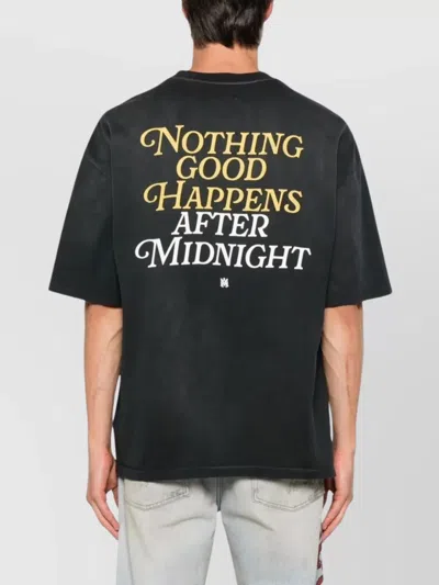 Amiri Night Shirt In Black