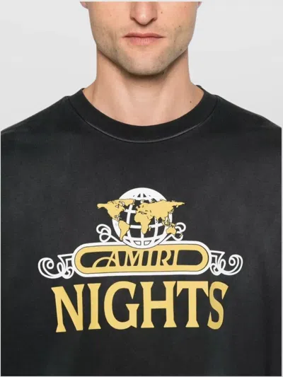 Amiri Night Shirt In Black