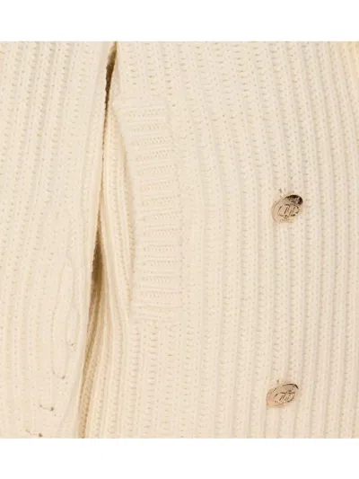 Liu •jo Wool Coat Double-breasted Shawl Collar In Metallic