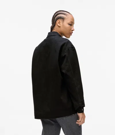 Kl Jeans Overshirt In Black