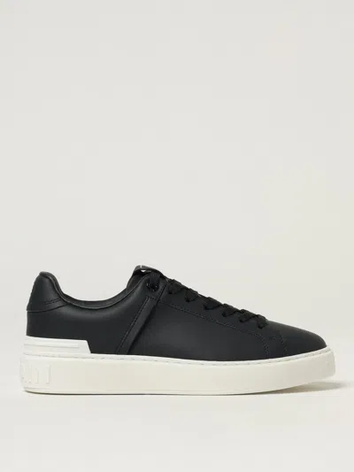 Balmain Sports Shoes With Logo In Black