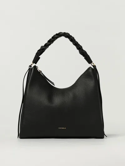 Coccinelle Boheme Medium Tote Bag In Black