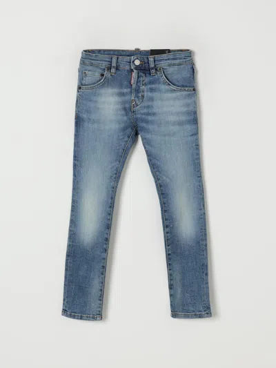 Dsquared2 Jeans  Kids Color Denim In Blue