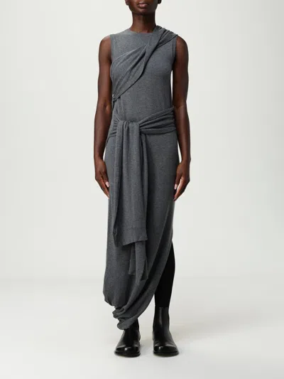 Jw Anderson Abito In Jersey Grigio  Donna In Black