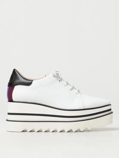 Stella Mccartney Elyse Ridged Sole 80mm Sneakers In White