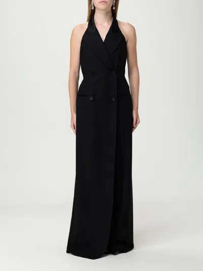 Moschino Tuxedo Dress In Black