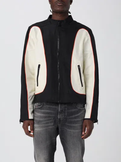 Diesel Blink Stand Collar Front Pockets Jacket In Black