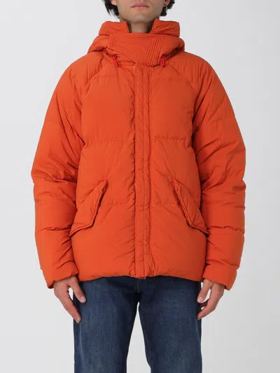 Ten C Man Down Jacket Orange Size 40 Polyamide In Red