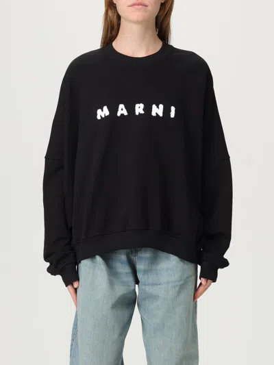 Marni Knitwear Crew Neck Long Sleeves In Black