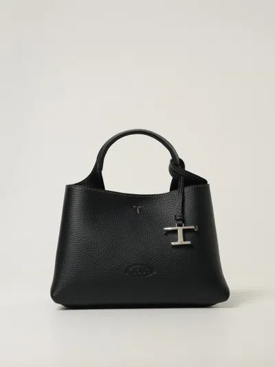 Tod's Micro Leather Bag In Black