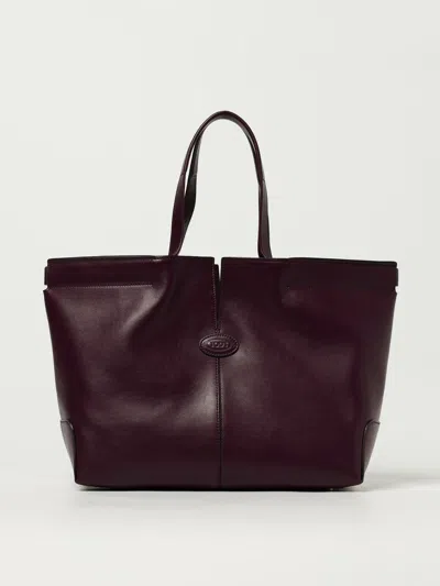 Tod's Tote Bag  Woman Color Leather In Brown