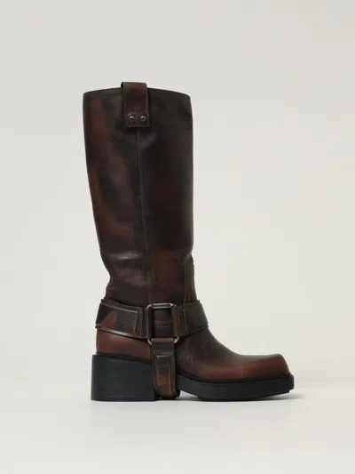 Vic Matie `saddle` Boots In Brown