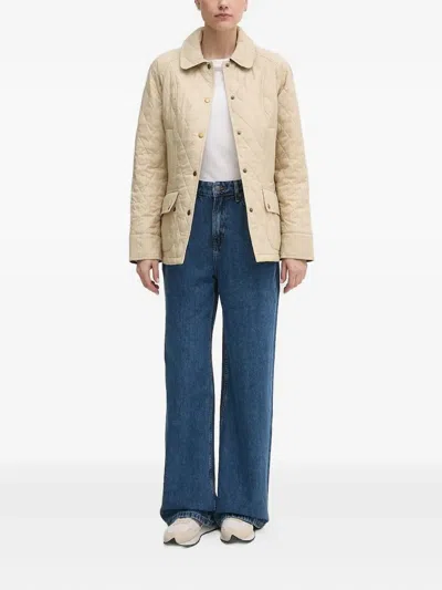 Barbour Summer Beadnell Womens Quilted Jacket In Neutral