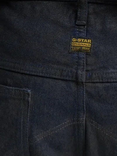 G-star Raw Knee-patch Jeans In Blue
