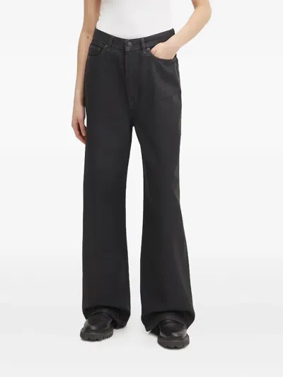 Samsoe & Samsoe High Waist Jeans In Black
