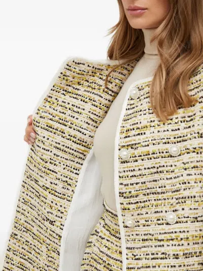 Custommade Embellished Tweed Jacket In Neutral