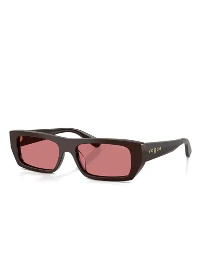 Vogue Eyewear Rectangle-frame Sunglasses In Neutral