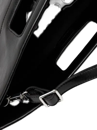 Samsoe & Samsoe Sajennie Cut-out Handle Tote Bag In Black