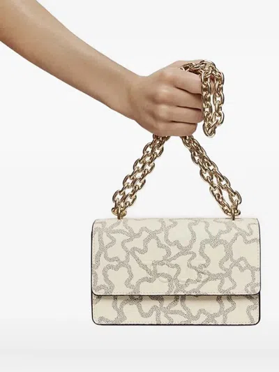 Tous Small Kaos Icon Chain-strap Shoulder Bag In Neutral